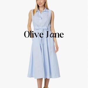 Tommy Hilfiger Sleeveless Cornell Midi Dress